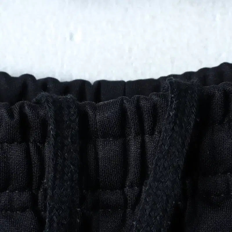 [BUNJANG] Adidas Training Pants Black Three Stripes Old School / (S-M) 아디다스 트레이닝복 바지 블랙 삼선 밴딩 올드스쿨-252A