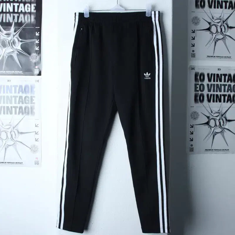[BUNJANG] Adidas Training Pants Original Black / (S-M) 아디다스 트레이닝복 바지 오리지널 블랙 삼선-252B