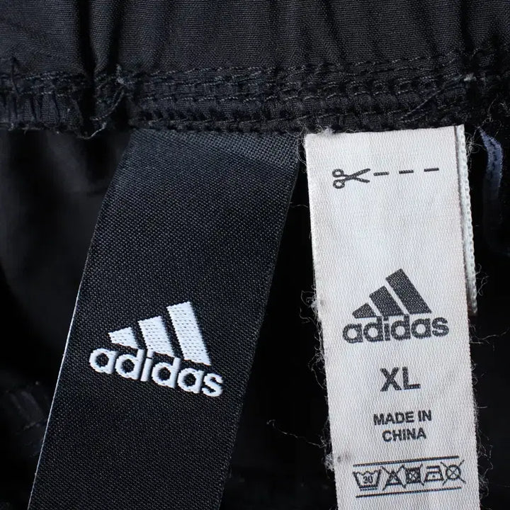 [BUNJANG] Adidas Training Pants 7/10 Nylon Black / (XL-2XL) 아디다스 트레이닝복 바지 7부 나일론 블랙-252D