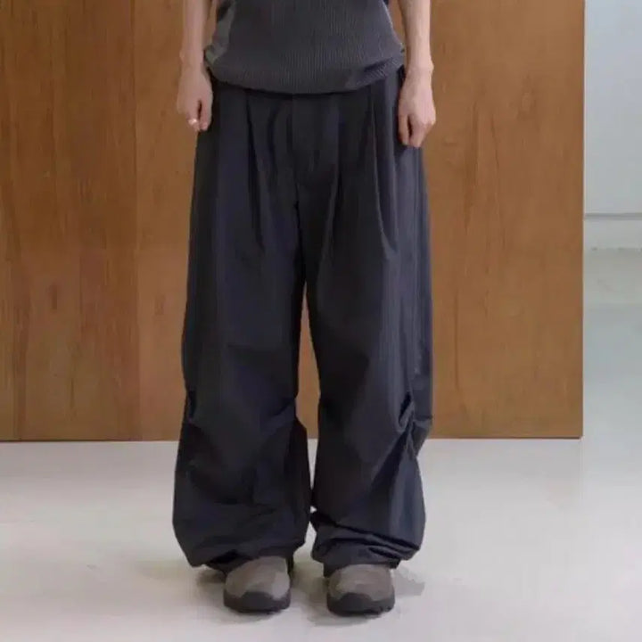 [SOLD OUT] 하이파이펑크 (001)Vision Pants_Charcoal 나일론 팬츠