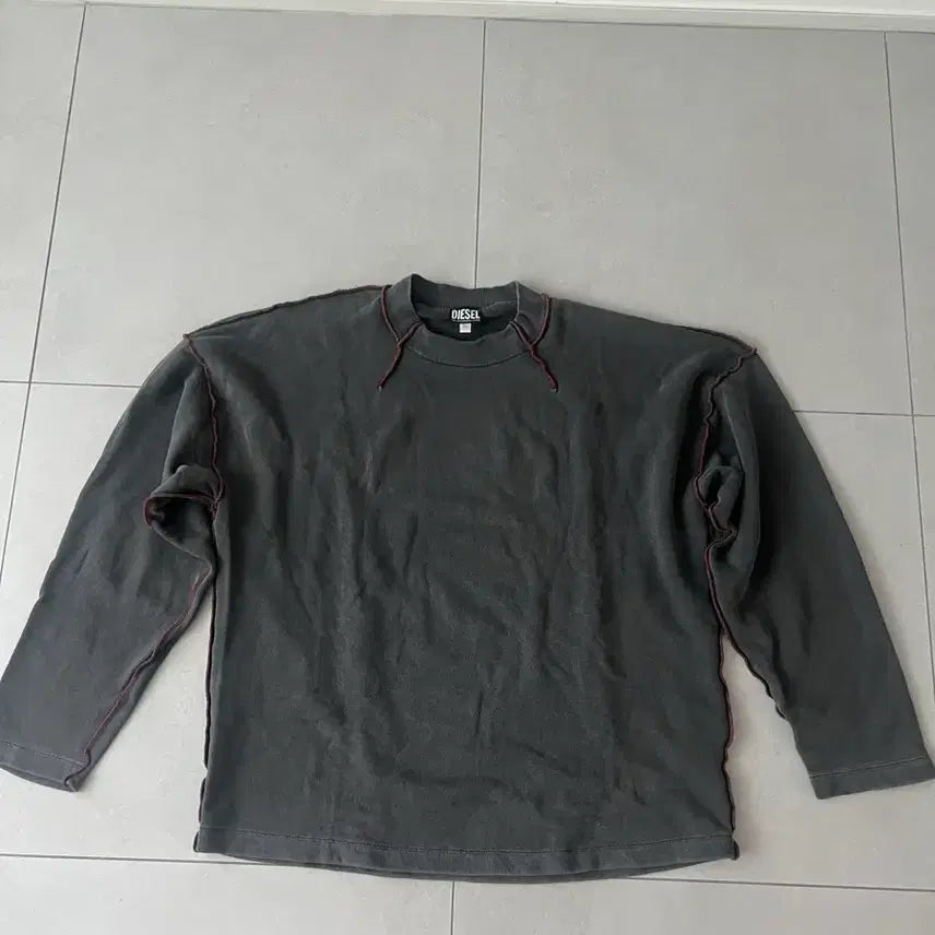 [SOLD OUT] 디젤 피그먼트 롱슬리브 맨투맨 xl