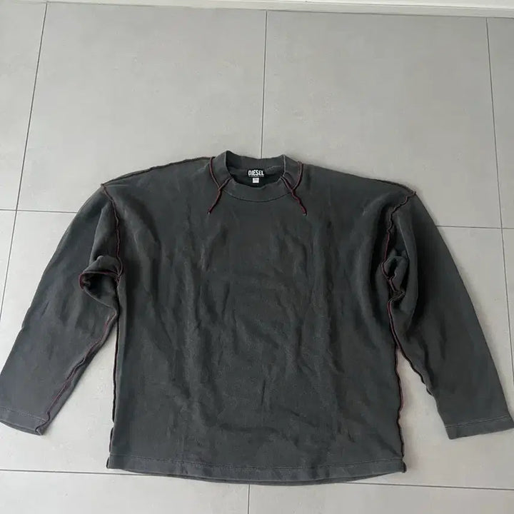 [SOLD OUT] 디젤 피그먼트 롱슬리브 맨투맨 xl