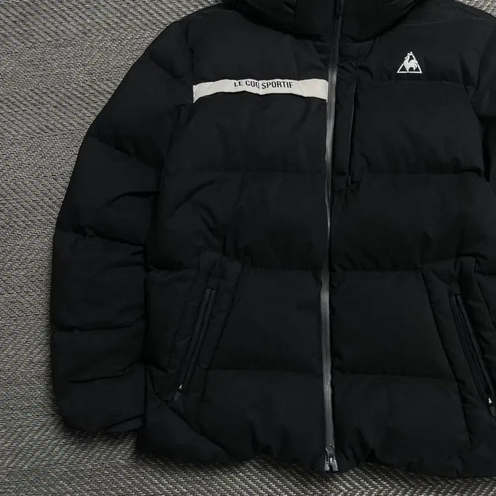[BUNJANG] Le Coq Sportif Side Patch Goose Down Puffer Jacket / 르꼬끄 사이드 패치 구스다운 푸퍼 패딩o 5238
