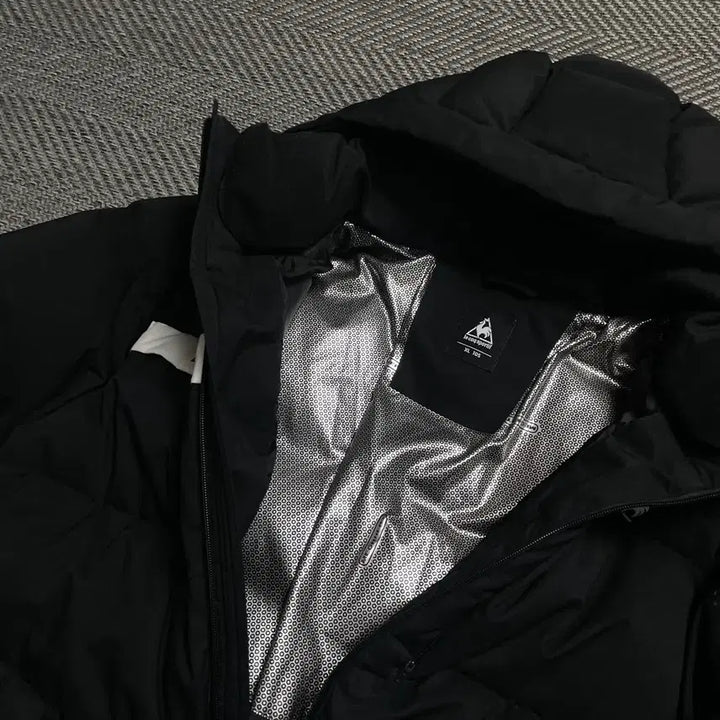 [BUNJANG] Le Coq Sportif Side Patch Goose Down Puffer Jacket / 르꼬끄 사이드 패치 구스다운 푸퍼 패딩o 5238