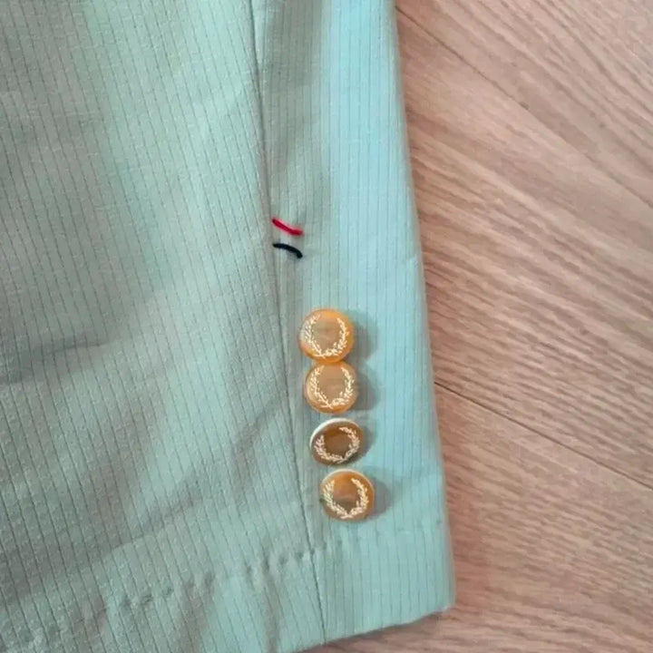 [BUNJANG] Cambridge Members Mint Blazer 103 Size / 캠브리지 멤버스 민트색 블레이저 103사이즈