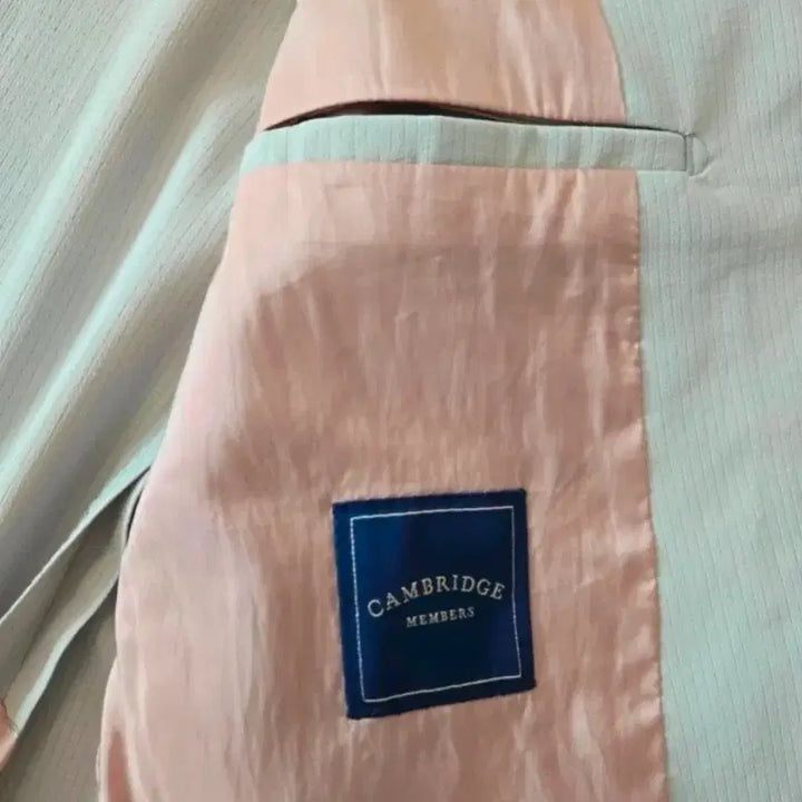 [BUNJANG] Cambridge Members Mint Blazer 103 Size / 캠브리지 멤버스 민트색 블레이저 103사이즈