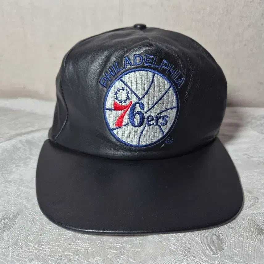 [BUNJANG] JIFF HAMILTON Philadelphia 76ers Leather Baseball Cap / JIFF HAMILTON 제프 해밀턴 레더 볼캡(onesize)