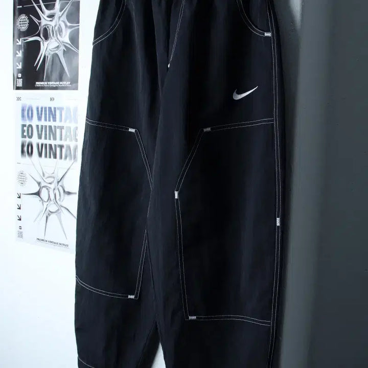 [BUNJANG] Nike Training Pants Nylon Carpenter - 2531 / W(S-M) 나이키 트레이닝복 바지 오버핏 나일론 카펜더-2531