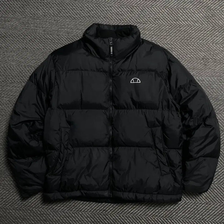 [BUNJANG] Ellesse USA Original Logo Down Puffer Jacket / 엘레쎄 USA 오리지날 로고 다운 푸퍼 패딩 블랙o 5240