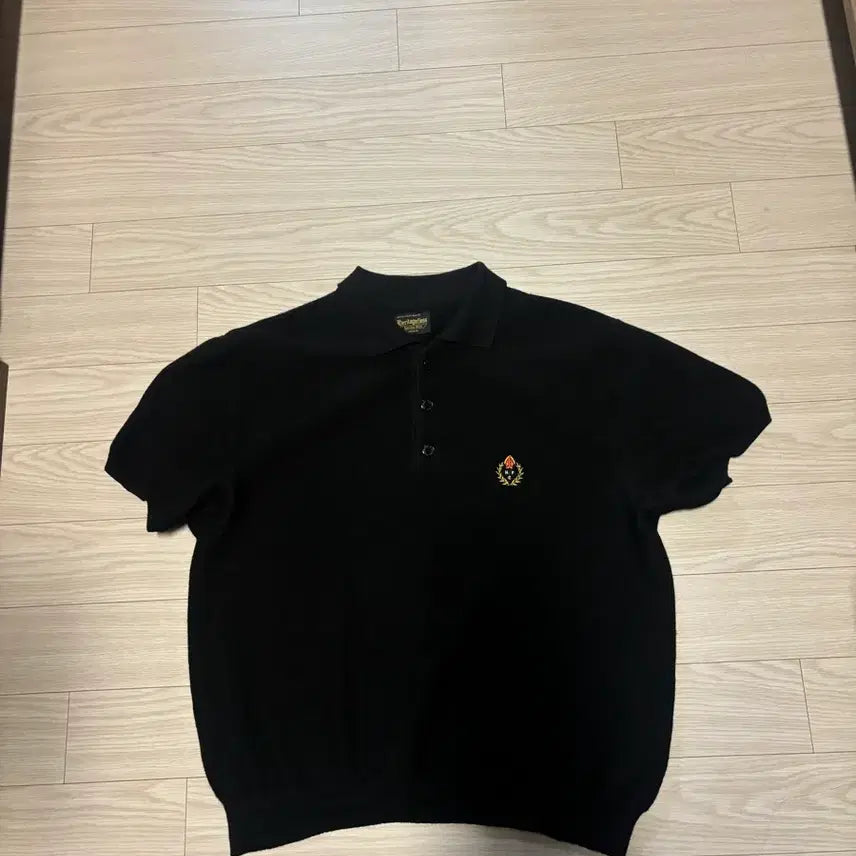 [SOLD OUT] 헤리티지플로스 반팔카라니트 M