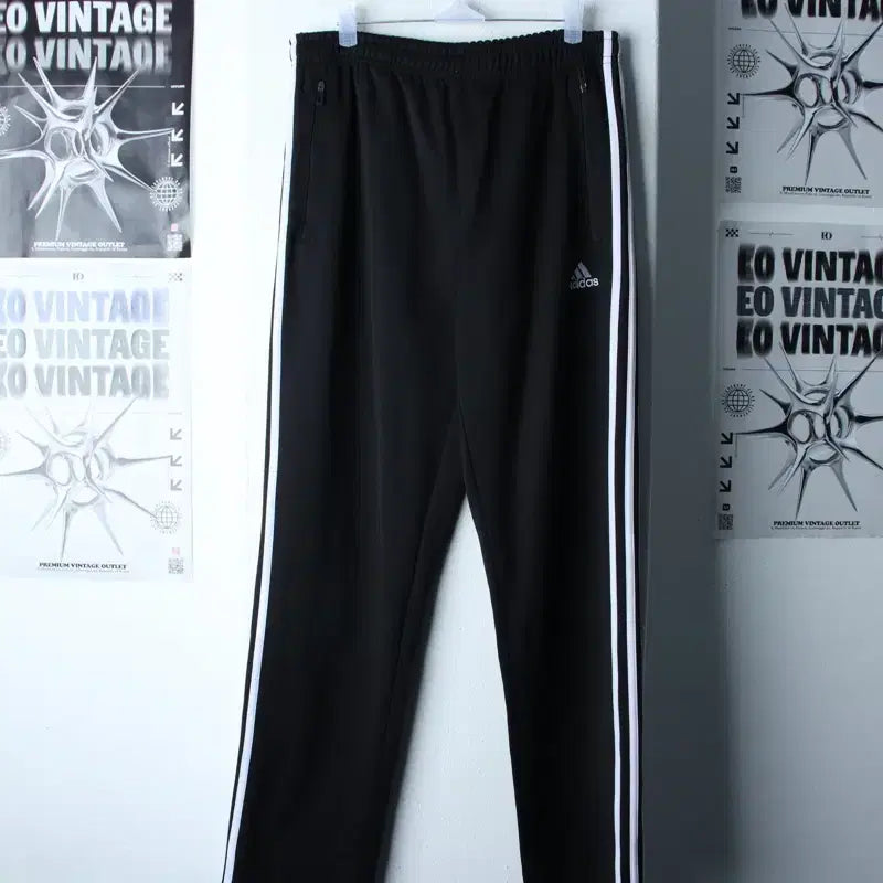 [BUNJANG] Adidas Training Pants Black (XL-2XL) / ( XL-2XL) ADIDAS 아디다스 트레이닝복 바지 블랙-2532