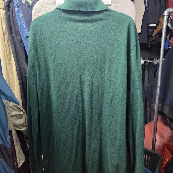 [BUNJANG] Polo Ralph Lauren Long Sleeve Polo Shirt / 폴로 랄프로렌 긴팔 카라티 그린