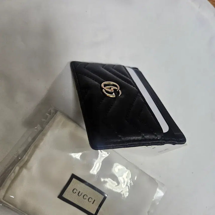 [BUNJANG] Gucci Marmont Card Wallet Black 443127 / 구찌 마몬트 카드지갑 블랙 모델 443127 정품