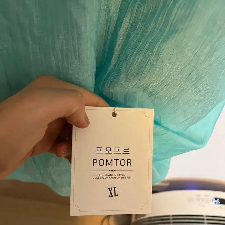 [BUNJANG] Pastel Blue Mint Halter Neck Long Dress / 택달린 새상품) 청량한 파스텔 블루 민트 홀터넥 롱 원피스