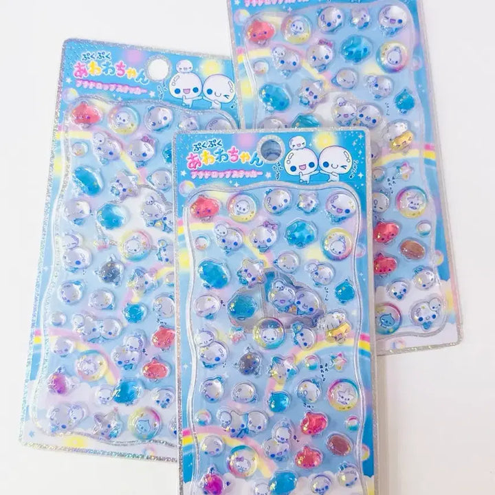 [BUNJANG] Fuku Fuku Awaawa Classic Sticker / 후쿠후쿠아와와 고전스티커 고전문구 고전키티 헤이세이 헤세이