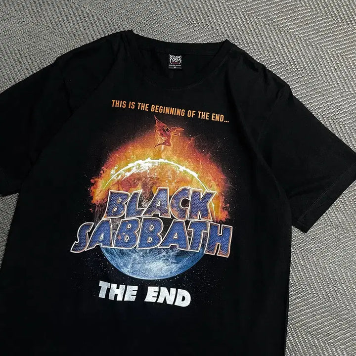 [BUNJANG] Black Sabbath Vintage Band T-Shirt / 빈티지 USA 블랙 사바스 밴드 반팔 티셔츠o 5243