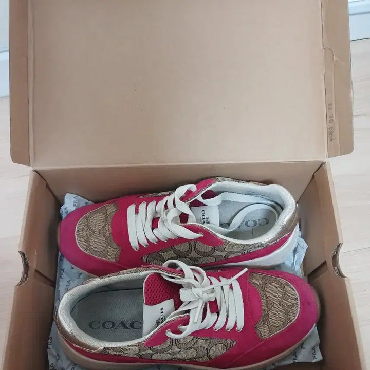 [BUNJANG] Coach Platform Sneakers / Coach 키높이 운동화