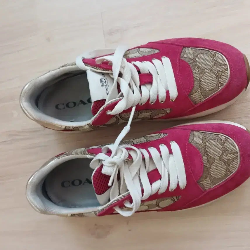 [BUNJANG] Coach Platform Sneakers / Coach 키높이 운동화