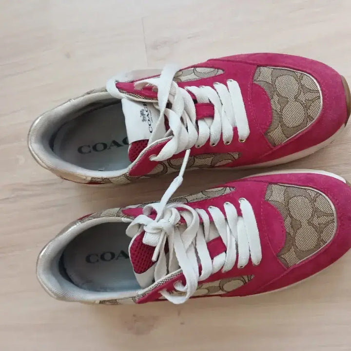 [BUNJANG] Coach Platform Sneakers / Coach 키높이 운동화