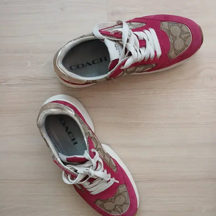 [BUNJANG] Coach Platform Sneakers / Coach 키높이 운동화