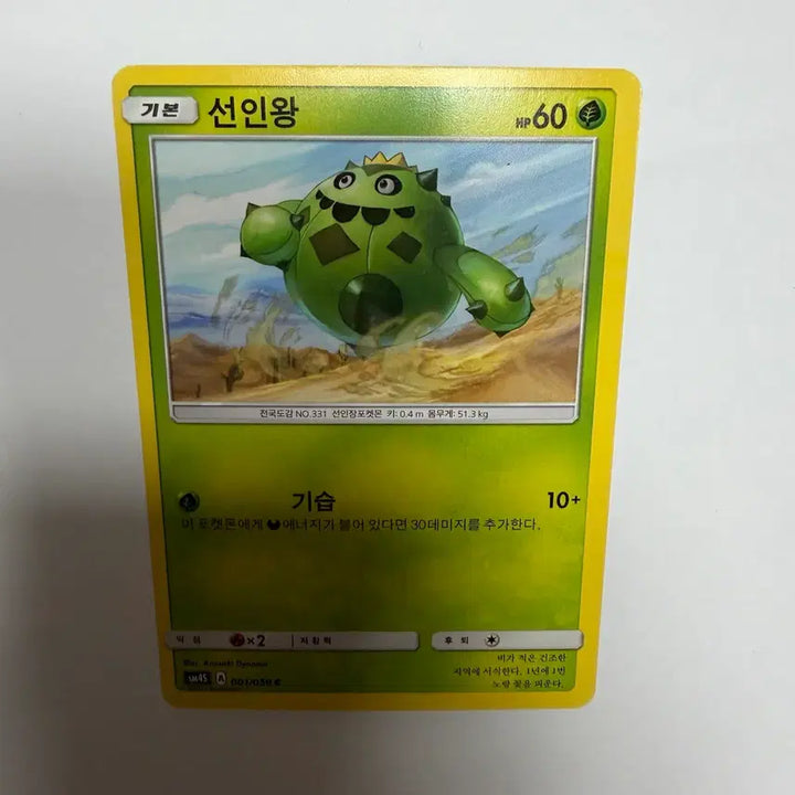 [BUNJANG] Suninwang Pokemon Card / 선인왕 포켓몬카드