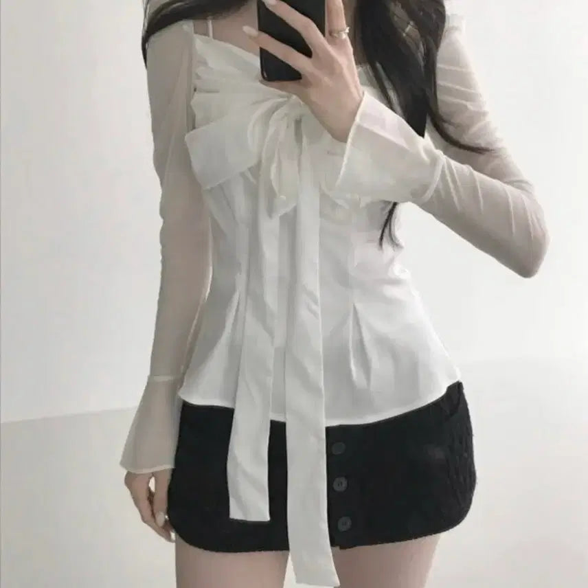 [SOLD OUT] 힐다 고희 블라우스 화이트