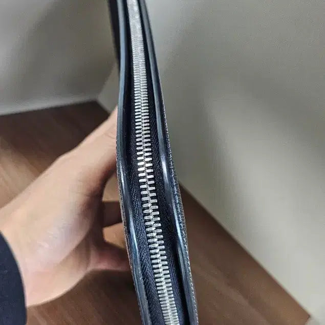 [BUNJANG] Prada Saffiano Leather Clutch Bag / 프라다 블랙 사피아노  클러치 백 (가로33세로25 )