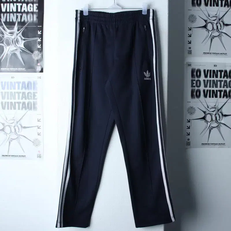[BUNJANG] Adidas Europa Navy Training Pants / (S-M) 아디다스 트레이닝복 바지 유로파 네이비 올드스쿨-2538