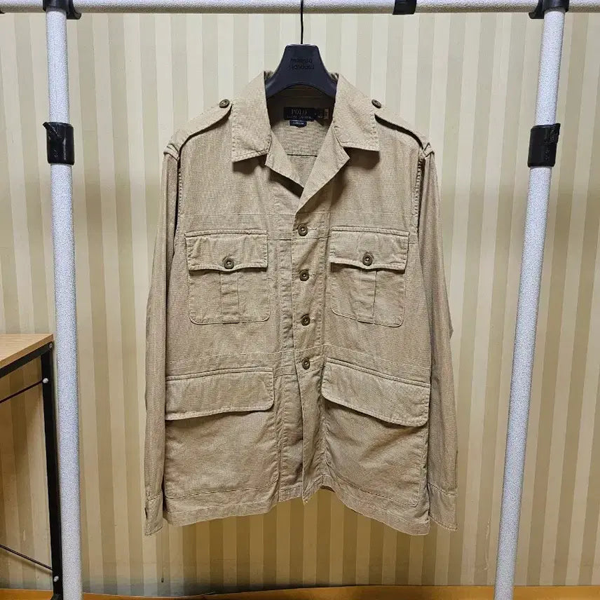 [BUNJANG] Polo Cotton Field Jacket / 폴로 자켓 코튼 M