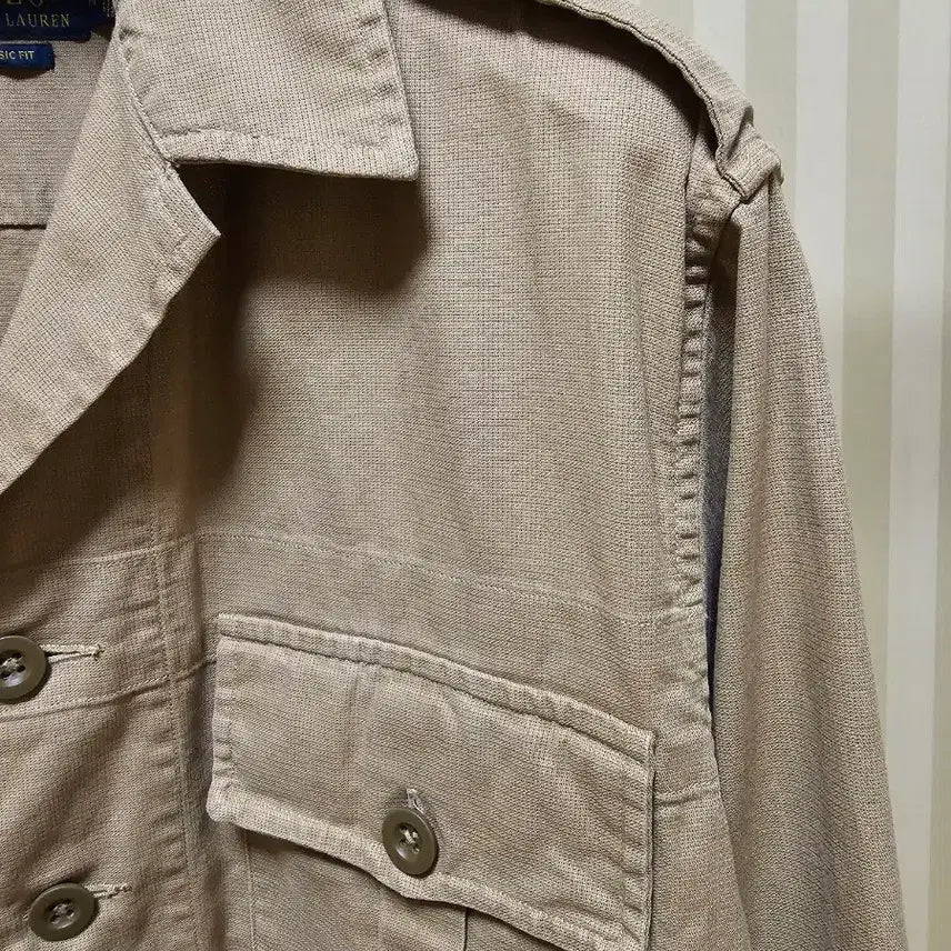 [BUNJANG] Polo Cotton Field Jacket / 폴로 자켓 코튼 M