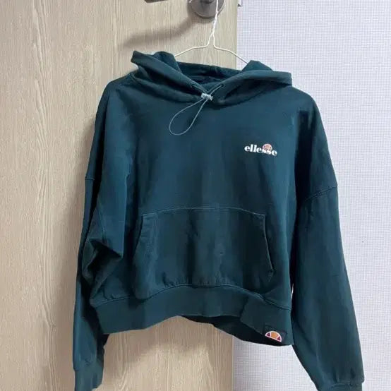 [BUNJANG] Ellesse Dark Green Fleece Hoodie / 엘레쎄 후드티 다크그린