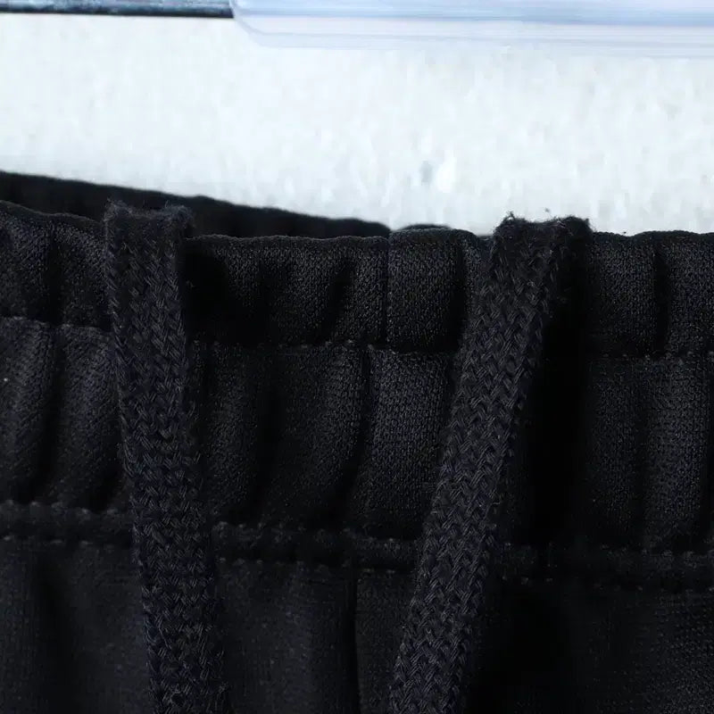 [BUNJANG] Asics Training Pants Black / (L-XL) 아식스 트레이닝복 바지 기능성 밴딩 블랙 무지-253B