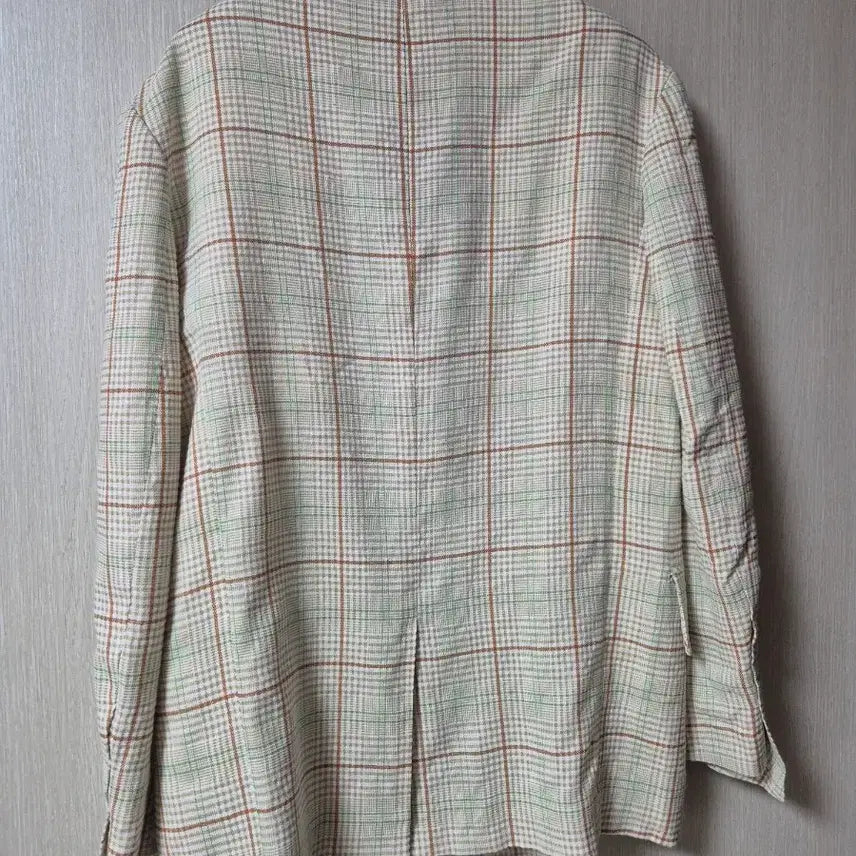[SOLD OUT] 뮤제 musee 체크 자켓 린넨 자켓 34