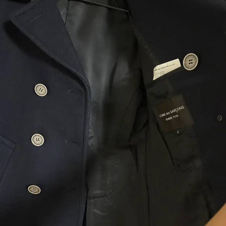 [BUNJANG] Comme des Garcons Homme Plus Pea Coat / 꼼데가르송 옴므 플러스 피코트