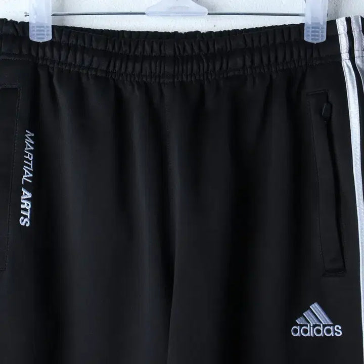 [BUNJANG] Adidas Training Pants Martial Arts Black Silver / (M-L) 아디다스 트레이닝복 바지 마샬아츠 블랙 실버-253C