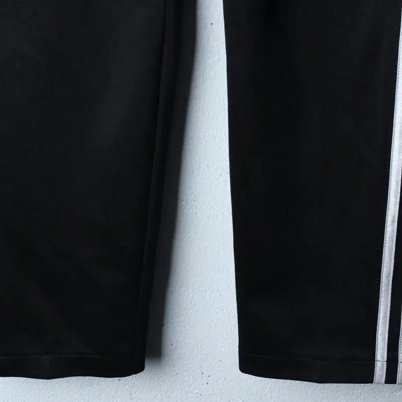 [BUNJANG] Adidas Training Pants Martial Arts Black Silver / (M-L) 아디다스 트레이닝복 바지 마샬아츠 블랙 실버-253C