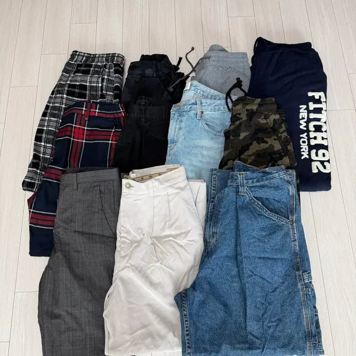 [BUNJANG] Vintage Denim Pants Bundle / 빈티지 팬츠 바지 데님 면바지 구제 도매 꿀매 할인가격