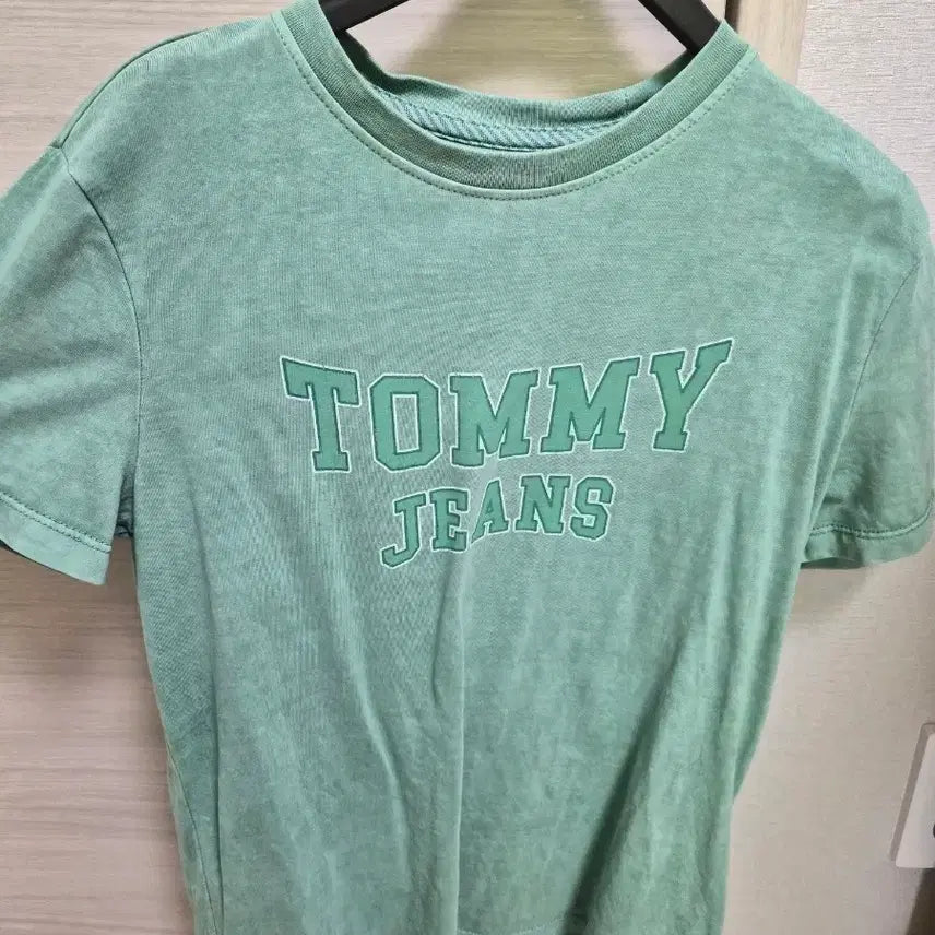 [SOLD OUT] 타미진스 민트색 반팔 티셔츠