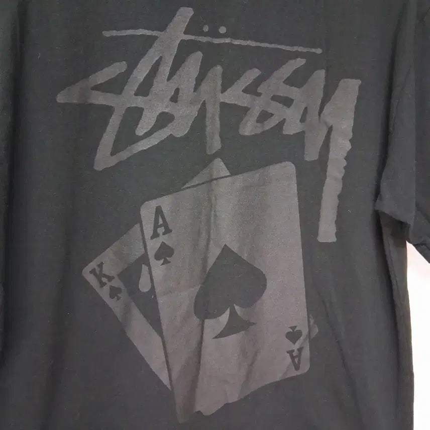 [SOLD OUT] 나이키 스투시 콜라보 반팔티 L 블랙
