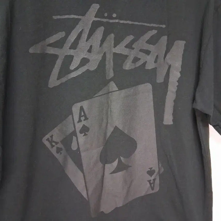 [SOLD OUT] 나이키 스투시 콜라보 반팔티 L 블랙
