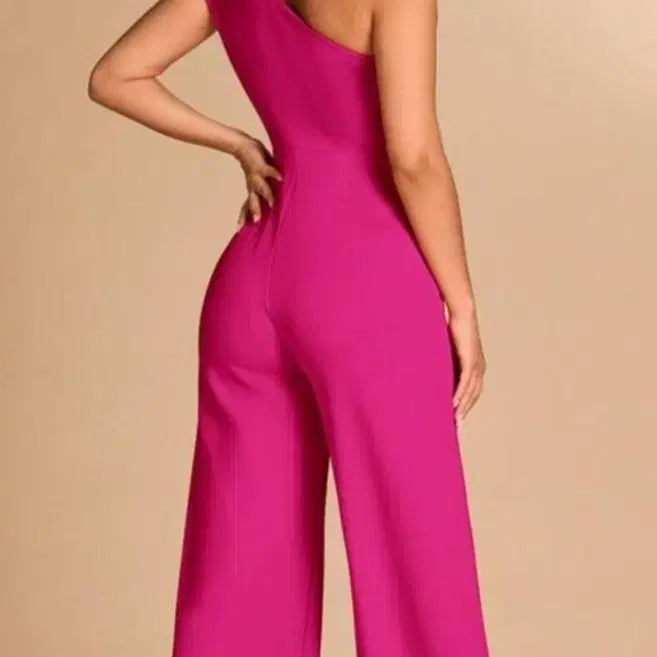 [BUNJANG] Pink Overalls, Asymmetrical Dress, Performance Outfit L / 거의새거)핑크 오버롤, 언발  원피스, 공연복 L