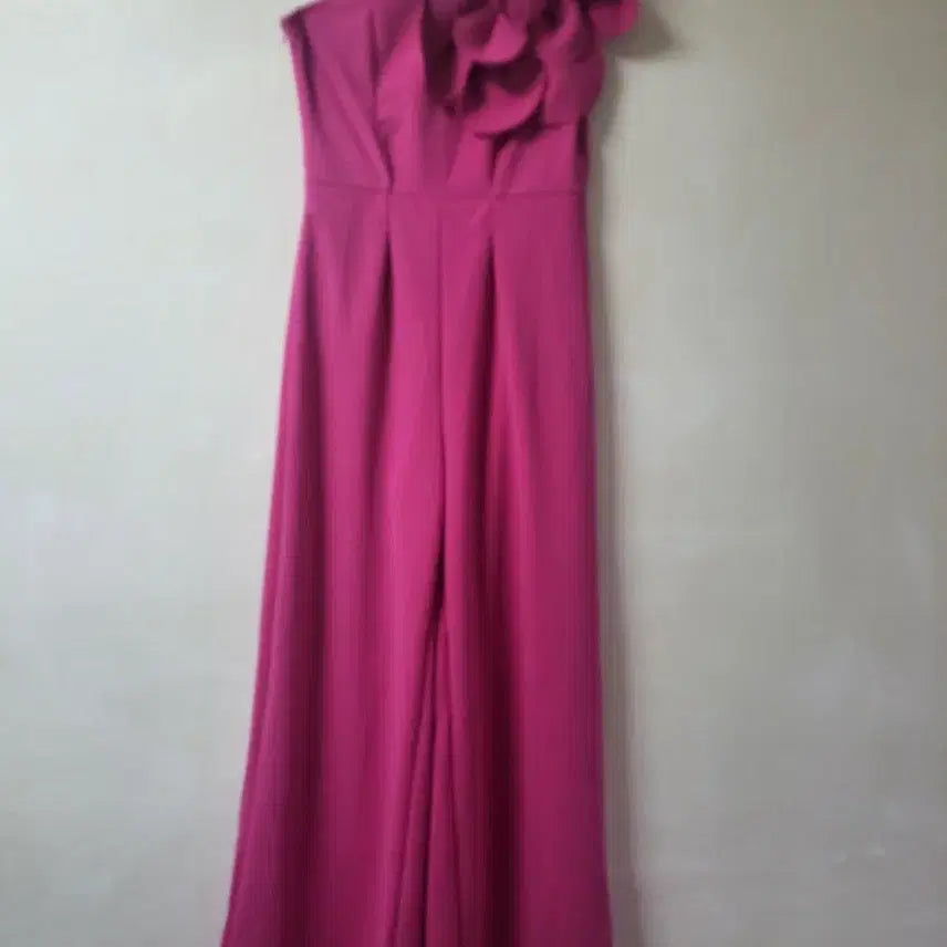 [BUNJANG] Pink Overalls, Asymmetrical Dress, Performance Outfit L / 거의새거)핑크 오버롤, 언발  원피스, 공연복 L