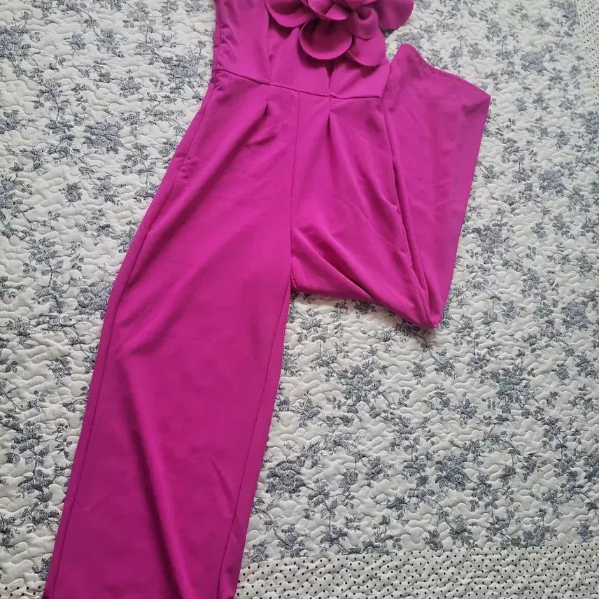 [BUNJANG] Pink Overalls, Asymmetrical Dress, Performance Outfit L / 거의새거)핑크 오버롤, 언발  원피스, 공연복 L