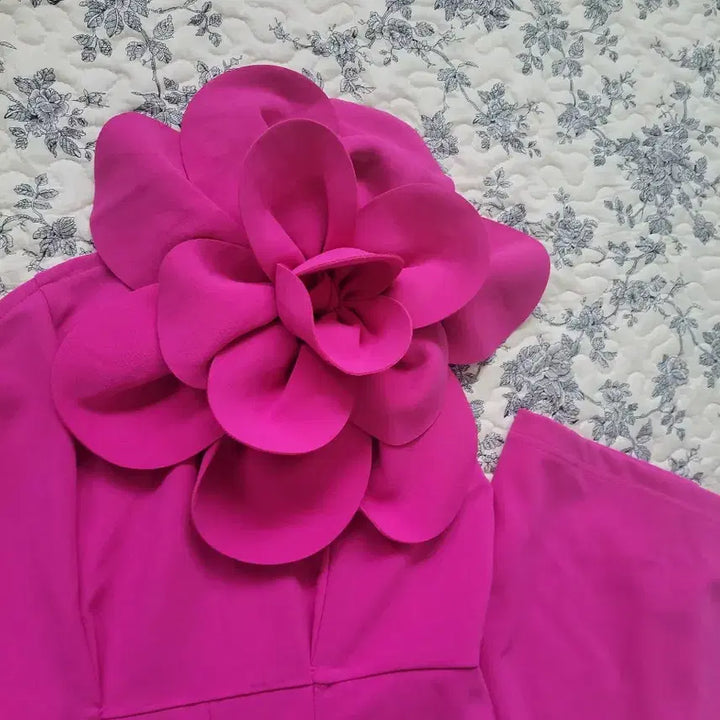 [BUNJANG] Pink Overalls, Asymmetrical Dress, Performance Outfit L / 거의새거)핑크 오버롤, 언발  원피스, 공연복 L