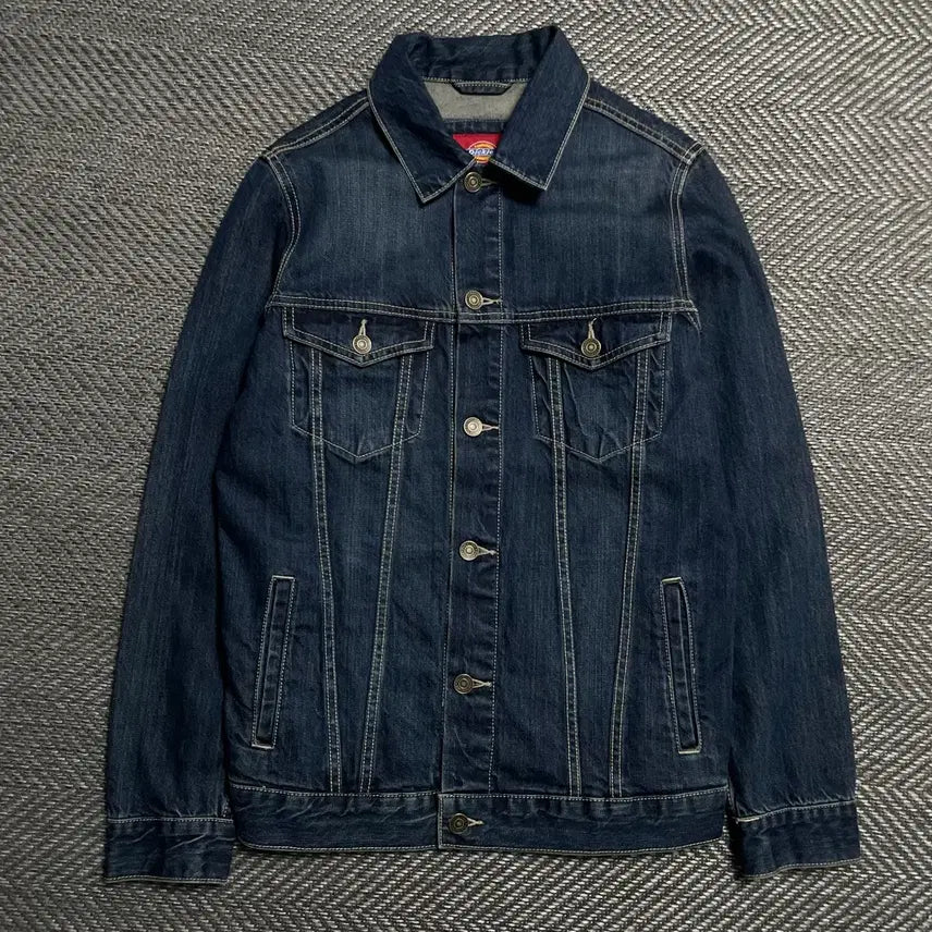 [BUNJANG] Dickies USA Indigo Denim Trucker Jacket / 디키즈 USA 인디고 데님 트러커 자켓o 5252