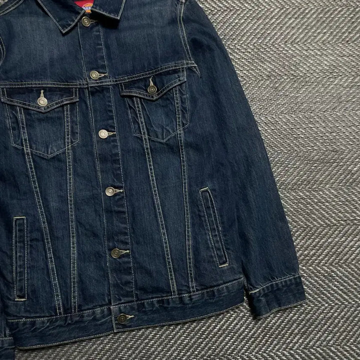 [BUNJANG] Dickies USA Indigo Denim Trucker Jacket / 디키즈 USA 인디고 데님 트러커 자켓o 5252