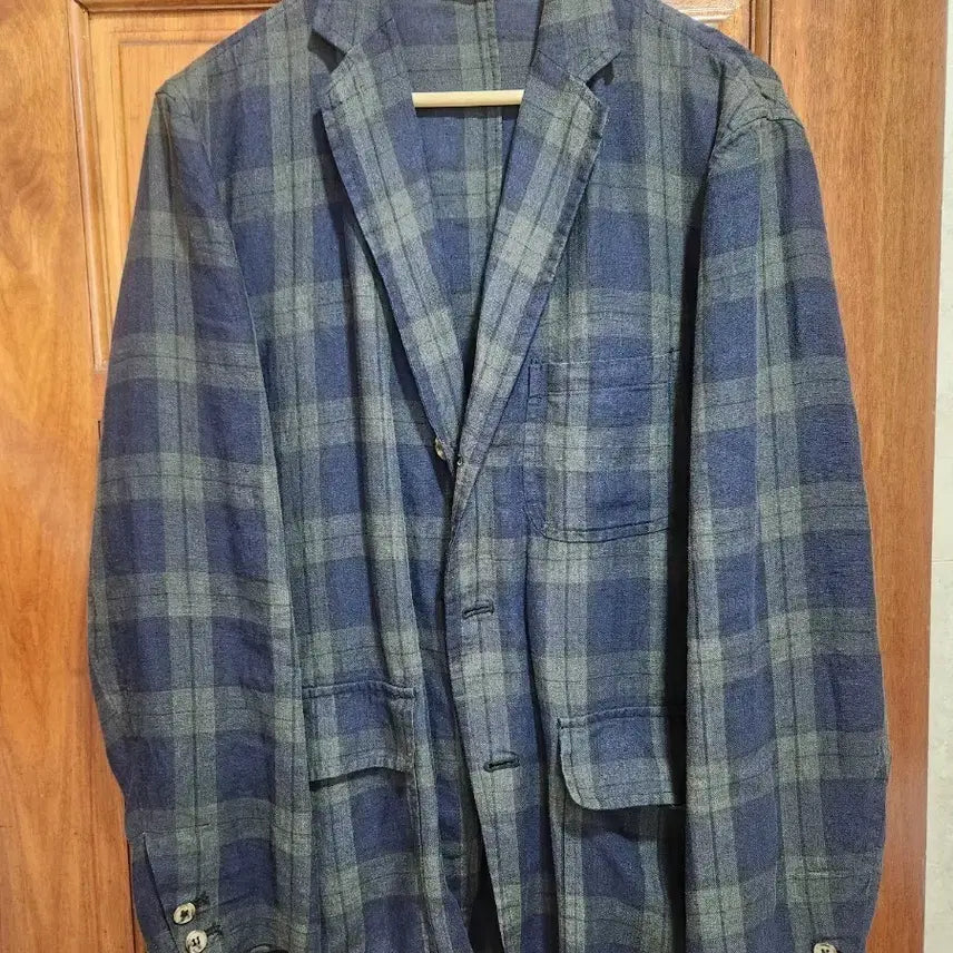 [BUNJANG] J.Keydge Black Watch Linen Blazer / J.Keydge 블랙와치 린넨 블레이저48