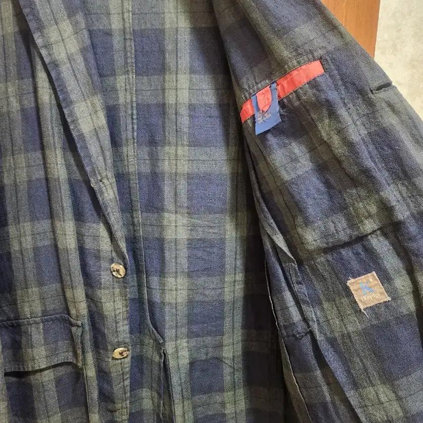 [BUNJANG] J.Keydge Black Watch Linen Blazer / J.Keydge 블랙와치 린넨 블레이저48