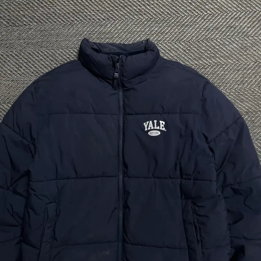 [BUNJANG] YALE Logo Basic Puffer Jacket / YALE 예일 로고 베이직 푸퍼 패딩o 5253