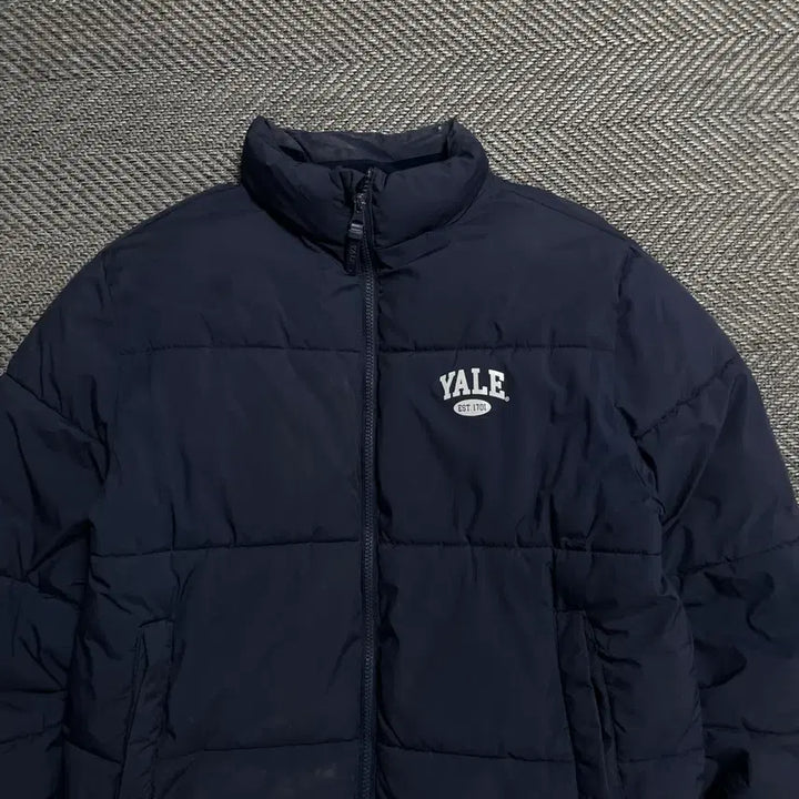 [BUNJANG] YALE Logo Basic Puffer Jacket / YALE 예일 로고 베이직 푸퍼 패딩o 5253